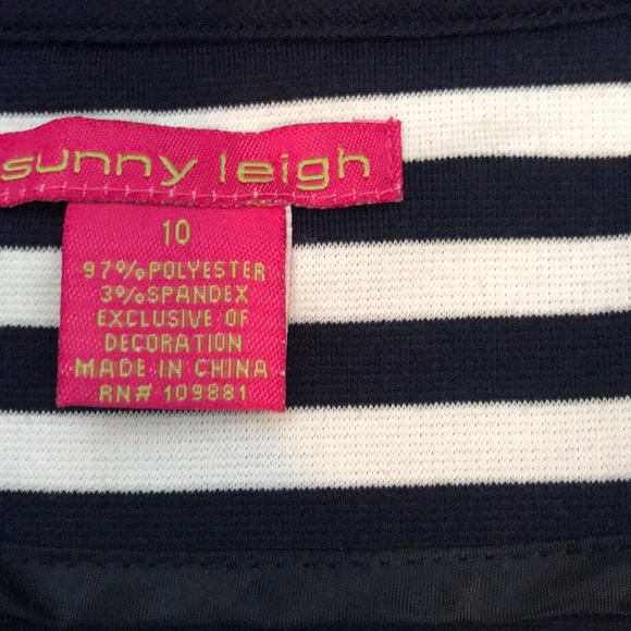 Sunny Leigh Navy/White stripped blazer - Picture 3 of 4
